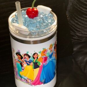 Disney Princess Tumbler with Cherry Topper